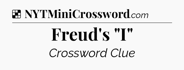 Solution: Freud's 