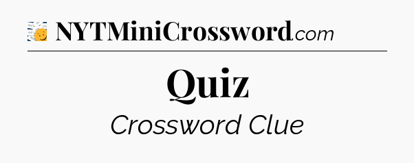 Quiz - 7 Little Words
