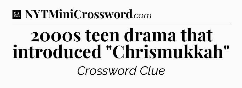 2000s teen drama that introduced 