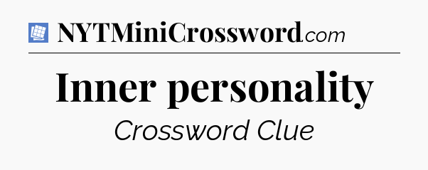 Inner personality Puzzle Page Crossword Clue