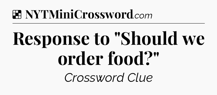 Solution: Response to 