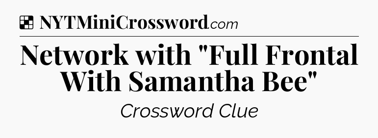 Solution: Network with 