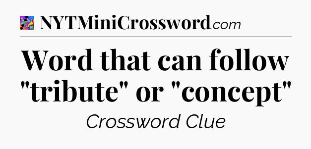 Word that can follow 