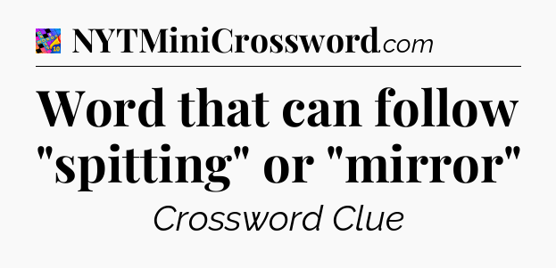 Word that can follow 