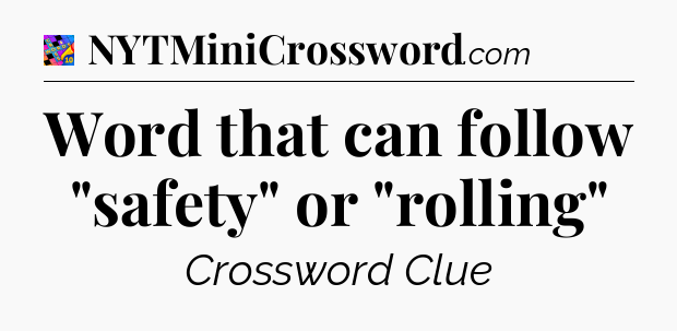 Word that can follow 