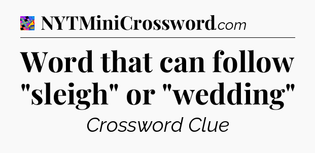 Word that can follow 