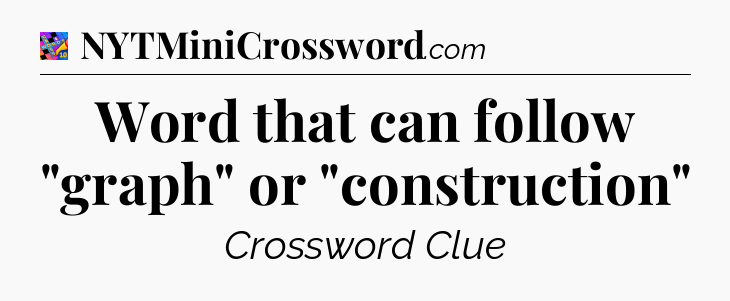 Word that can follow 