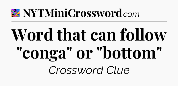 Word that can follow 