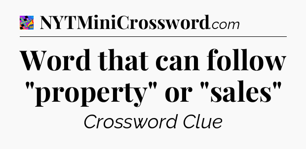 Word that can follow 