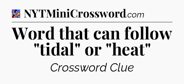 Word that can follow 