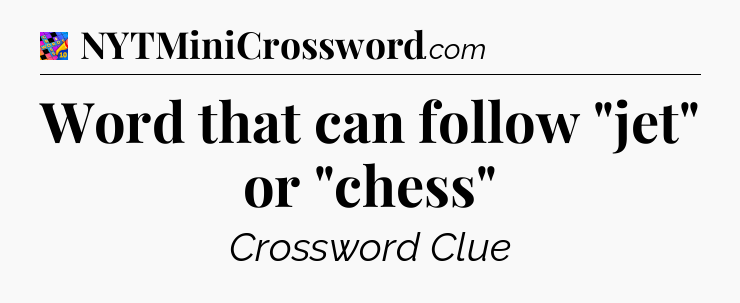 Word that can follow 