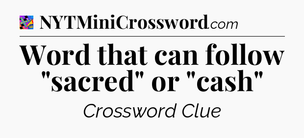 Word that can follow 