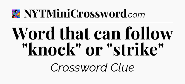 Word that can follow 