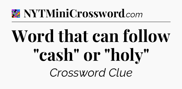 Word that can follow 