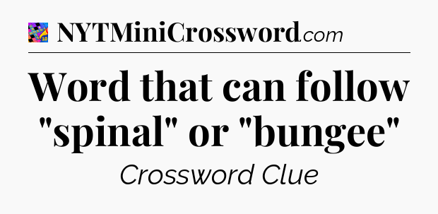 Word that can follow 