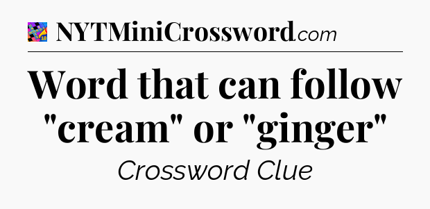 Word that can follow 