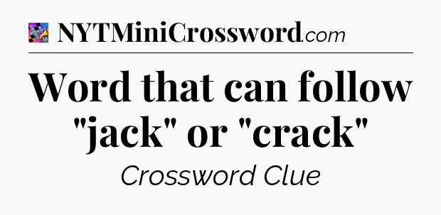 Word that can follow 