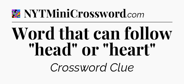 Word that can follow 