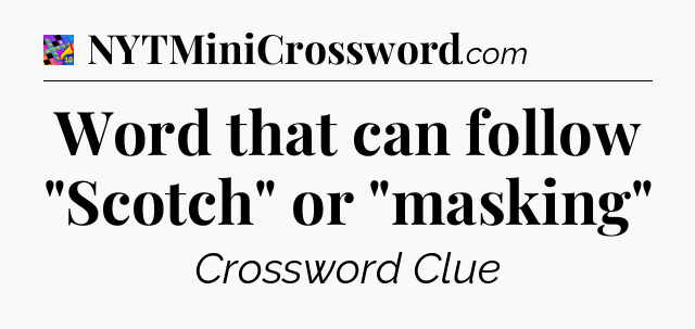 Word that can follow 