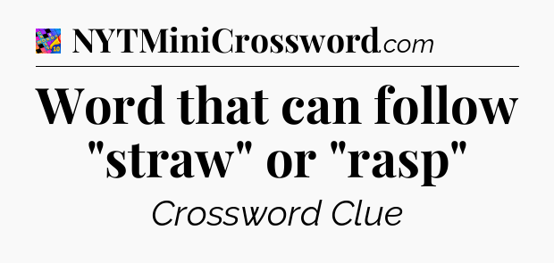 Word that can follow 