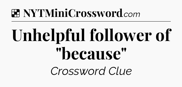 Solution: Unhelpful follower of 