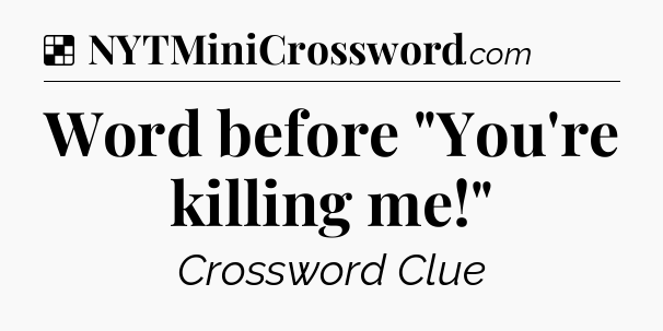 Solution: Word before 