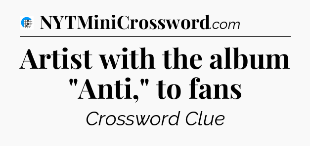 Artist with the album 