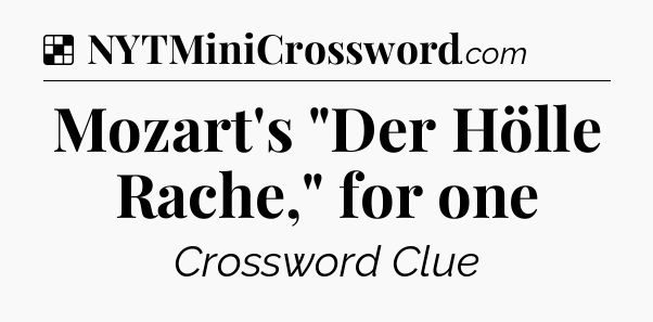 Solution: Mozart's 
