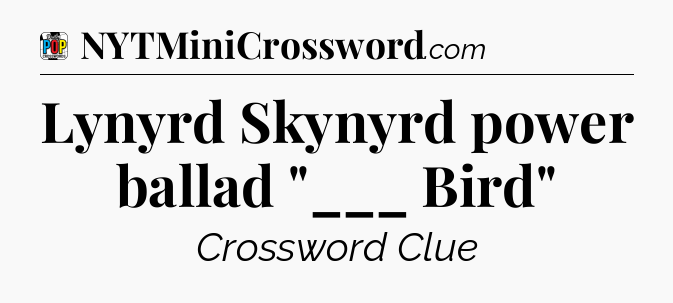 Lynyrd Skynyrd power ballad 