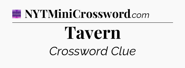 Tavern - Thomas Joseph Crossword