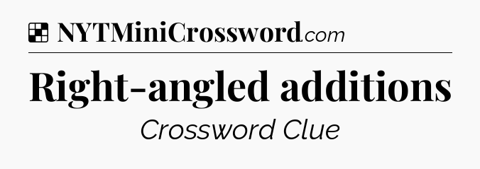 Solution: Right-angled additions - NYT Crossword