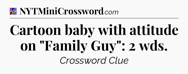 Cartoon baby with attitude on 