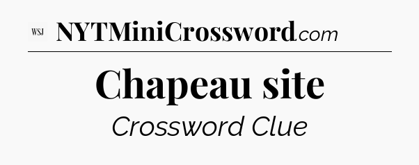 Chapeau site - WSJ Crossword