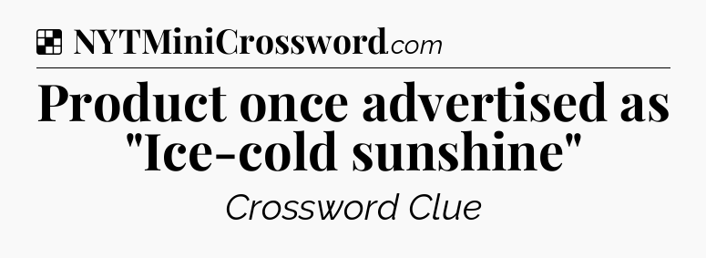 Solution: Product once advertised as 