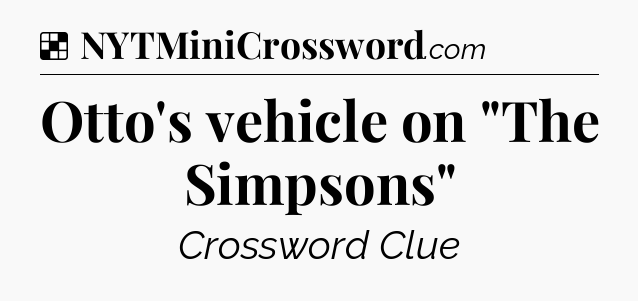 Solution: Otto's vehicle on 