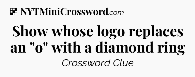 Solution: Show whose logo replaces an 