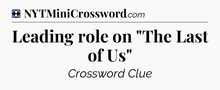 Solution: Leading role on 