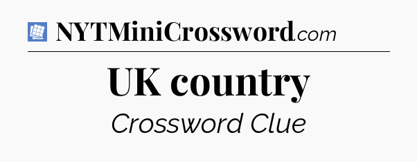 UK country Puzzle Page Crossword Clue