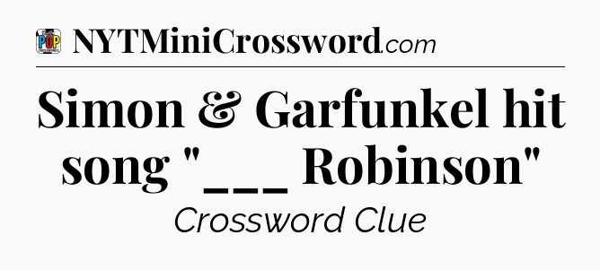 Simon & Garfunkel hit song 
