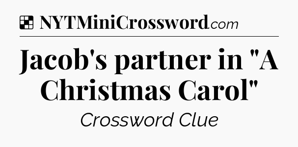 Solution: Jacob's partner in 