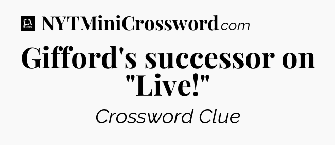 Gifford's successor on 