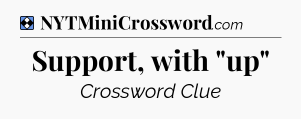 Solution: Support, with 