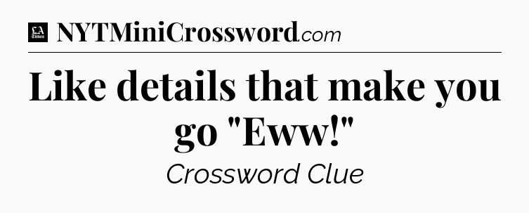 Like details that make you go 