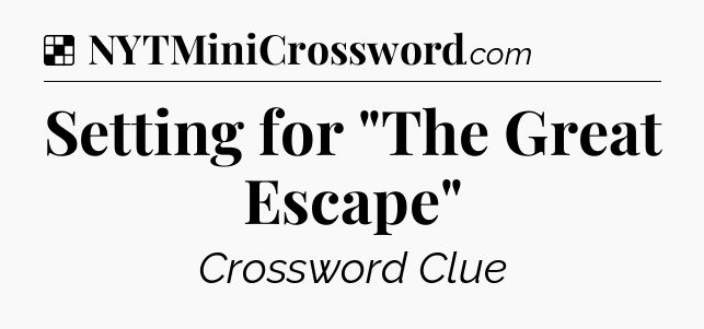 Solution: Setting for 