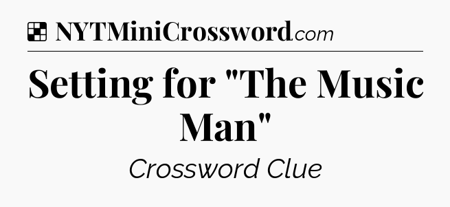 Solution: Setting for 