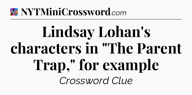 Lindsay Lohan's characters in 