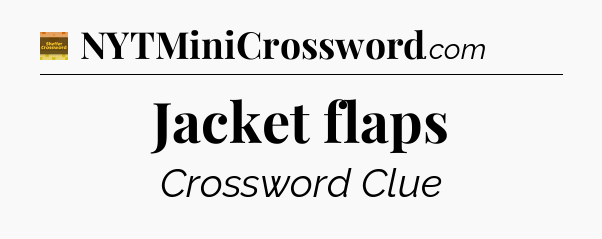 Jacket flaps - Eugene Sheffer Crossword