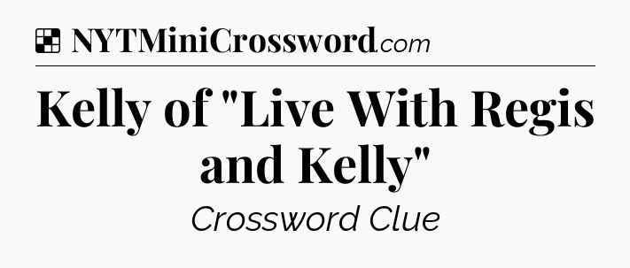 Solution: Kelly of 