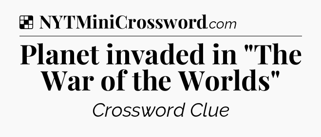 Solution: Planet invaded in 