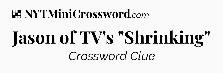 Solution: Jason of TV's 